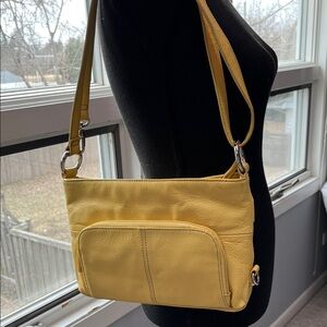 Versatile Tignanello Purse in Sunshine Yellow